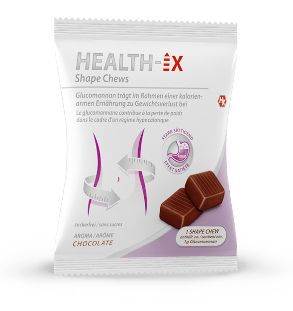 Product packaging of the Health-iX Shape Chews